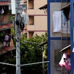 Suasana dikawasan Rumah Susun Bumi Cengkareng Indah, Jakarta, Selasa (31/1/2017).Warga mengaharapkan jika nanti Gubernur DKI Jakarta terpilih, berharap lebih memperhatikan warga yang berada rumah susun tersebut. AKTUAL/Munzir
