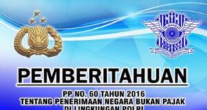 Tarif Baru PNBP di Polantas sesuai PP No.60/2016