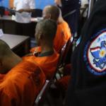 Dalam jumpa persnya Badan Narkotika Nasional (BNN) berhasil mengungkap pengiriman sabu asal Malaysia sebanyak 21 kg melalui perbatasan oleh jaringan lembaga pemasyarakatan (lapas) Pontianak Kalimantan Barat. Petugas mengamankan 6 orang pelaku masing-masing berinsial BW alias Planet, H alias Iyan, GV alias Valen, N alias Nonot, DH alias Mangap dan S alias Ahmad. AKTUAL/Munzir