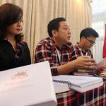 Ahok-Djarot habiskan Rp 53,6 miliar untuk kampanye. Hal tersebut disampaikan oleh Bendahara Timses Ahok-Djarot, Charles Honoris ketika menyampaikan laporan keuangan dana kampanye. AKTUAL/Munzir