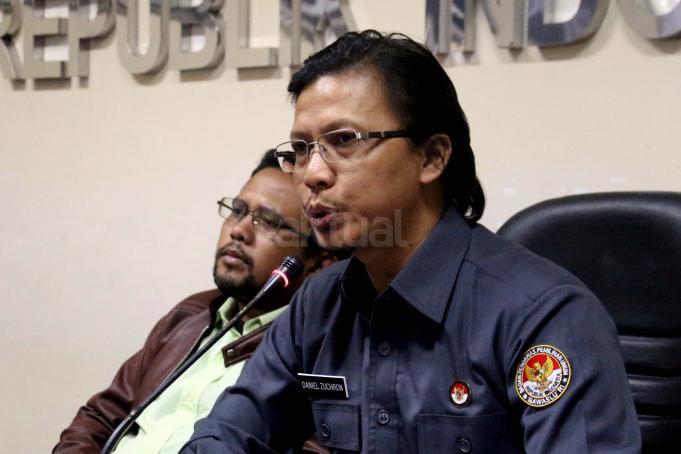 Komisioner Bawaslu Daniel Zuchron memberikan keterangan persnya mengenai hasil pengawasan Bawaslu menjelang hingga pelaksanaan Pilkada serentak 2017 kepada media di kantor Bawaslu, Jakarta, Kamis (16/2/2017). Dalam keterangannya Bawaslu telah menemukan sejumlah pelanggaran dalam pelaksanaan Pilkada 2017 di antaranya di Banten, Bangka Belitung, dan DKI Jakarta. AKTUAL/Munzir