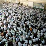 Peserta aksi damai 112 mendengarkan tausiyah dari para ulama di Masjid Istiqlal, Jakarta, Sabtu (11/2). Semula aksi 112 dirancang long march dari Lapangan Monas ke Bundaran Hotel Indonesia menjadi aksi tausiyah di Masjid Istiqlal guna mendengarkan para ulama memberikan pencerahan kepada umat. AKTUAL/Tino Oktaviano