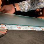 Petugas Bea dan Cukai Bandara Soekarno-Hatta, Cengkareng, mengamankan paket kartu tanda penduduk (KTP) palsu dari Kamboja. Sebanyak 36 KTP palsu itu tidak hanya beralamatkan DKI Jakarta. AKTUAL/Munzir