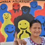 Warga Kampung Akuarium yang tinggal di tenda-tenda darurat memiliki Formulir A5 dan KTP serta KK dapat memberikan hak suara pada Pemilihan Kepala Daerah (Pilkada) DKI Jakarta 2017. AKTUAL/Munzir