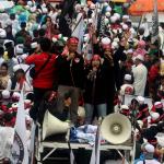 Ratusan ribu umat Islam melakukan aksi long march menuju ke Masjid Istiqal, Jakarta, Sabtu (11/2/2017). Kegiatan aksi 112 ini digelar di Masjid Istiqlal dengan agenda zikir dan tausiyah nasional, Aktual.com/Munzir.