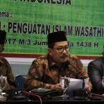 Dalam konferensi persnya MUI menyesalkan atas pernyataan Ahok yang menyudutkan KH Ma'ruf Amin saat menjadi saksi di sidang penistaan Agama. AKTUAL/Munzir