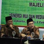 Dalam konferensi persnya MUI menyesalkan atas pernyataan Ahok yang menyudutkan KH Ma'ruf Amin saat menjadi saksi di sidang penistaan Agama. AKTUAL/Munzir