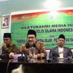 Dalam konferensi persnya MUI menyesalkan atas pernyataan Ahok yang menyudutkan KH Ma'ruf Amin saat menjadi saksi di sidang penistaan Agama. AKTUAL/Munzir