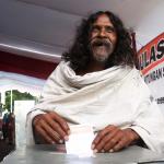 Sosialisasi serta simulasi pemungutan dan penghitungan suara pilkada itu untuk mengajak masyarakat menggunakan hak suara pada pilkada serentak di 101 daerah termasuk DKI Jakarta pada 15 Februari mendatang. AKTUAL/Munzir