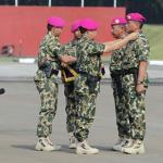 Mayjen TNI Bambang Suswantono resmi menjabat Komandan Korps Marinir, Lulusan akademi Angkatan Laut tahun 1987 itu menggantikan Mayjen TNI Trusono. AKTUAL/Tino Oktaviano