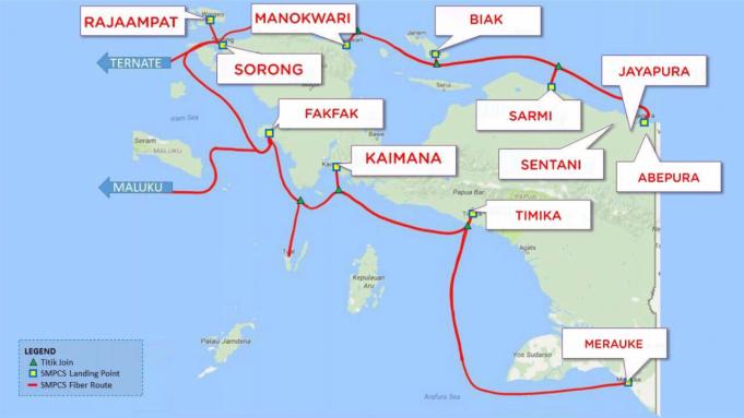 Kota-kota yang sudah menikmati layanan indiHome Fiber dengan dukungan Sulawesi Maluku Papua Cable System (SMPCS) yang telah selesai dibangun pada akhir tahun 2015.