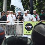 Aksi kawal sidang Ahok ini dalam rangka mengawal sidang tuntutan terdakwa kasus penodaan agama yang dilakukan Gubernur DKI Jakarta, Basuki Tjahaja Purnama atau Ahok. AKTUAL/Munzir