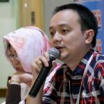 Tim Sukses Pasangan Cagub-cawagub DKI Jakarta Ahok-Djarot, Jerry Sambuaga saat diskusi Pilkada di Cikini, Jakarta Pusat, Sabtu (15/4). Diskusi tersebut bertemakan Pilkada Sehat dan Demokratis. AKTUAL/Tino Oktaviano