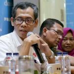 Tim Sukses Pasangan Cagub-cawagub DKI Jakarta Anies-Sandi, Agung Setiarso saat diskusi Pilkada di Cikini, Jakarta Pusat, Sabtu (15/4). Diskusi tersebut bertemakan Pilkada Sehat dan Demokratis. AKTUAL/Tino Oktaviano