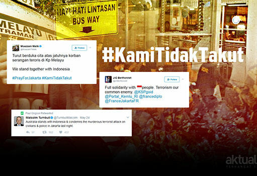 Sejumlah Dubes Sampaikan Dukacita Atas Bom Kampung Melayu