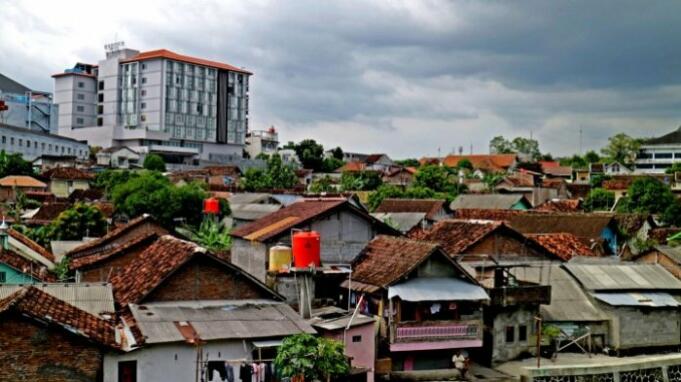 Pemukiman padat penduduk di Yogyakarta (Foto: Ist)