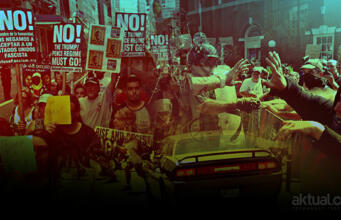 Ratusan Demonstran Tuntut Supremasi Kulit Putih di LA