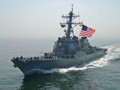 AS Perluas Operasi Maritim, Kapal Terkait Iran Diburu hingga Selat Malaka kapal perang amerika serikat