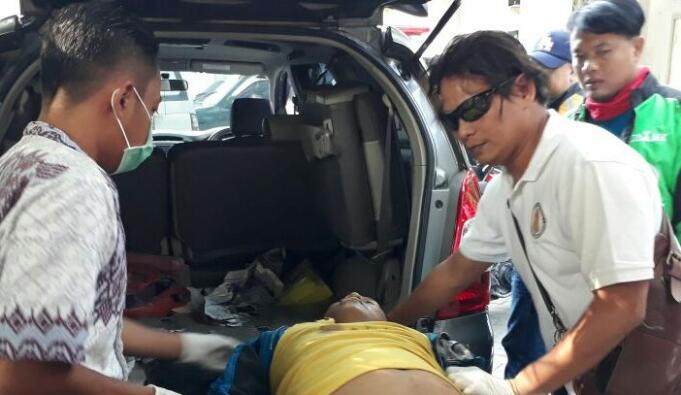 Pelaku Curanmor yang ditembak polisi (Aktual/Ahmad H Budiawan)