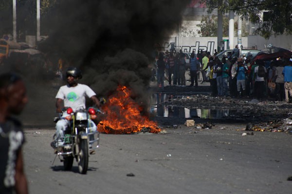 Unjuk rasa Haiti (Foto: Istimewa)