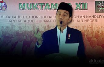 Jokowi Hadiri Peresmian Muktamar XII Jatman di Pekalongan