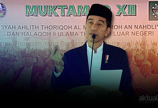 Jokowi Hadiri Peresmian Muktamar XII Jatman di Pekalongan