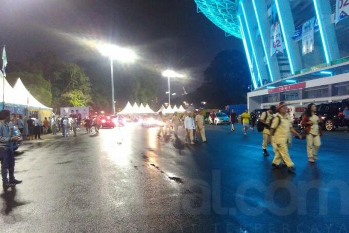 Sabtu (6/4/2019), Massa mulai padati SUGBK jelang Kampanye Akbar Prabowo-Sandi