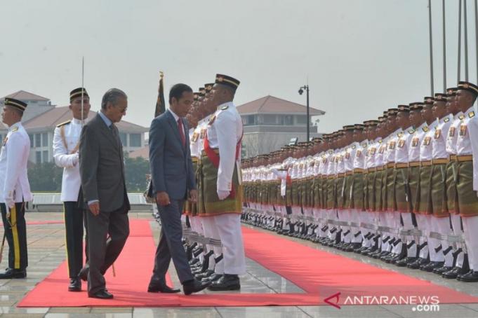 Pertemuan Presiden Joko Widodo dan Perdana Menteri Malaysia Tun Dr Mahathir Mohamad