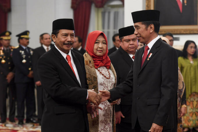Presiden Jokowi lantik Yudian sebagai Ketua BPIP(pic.Thejakartapost)