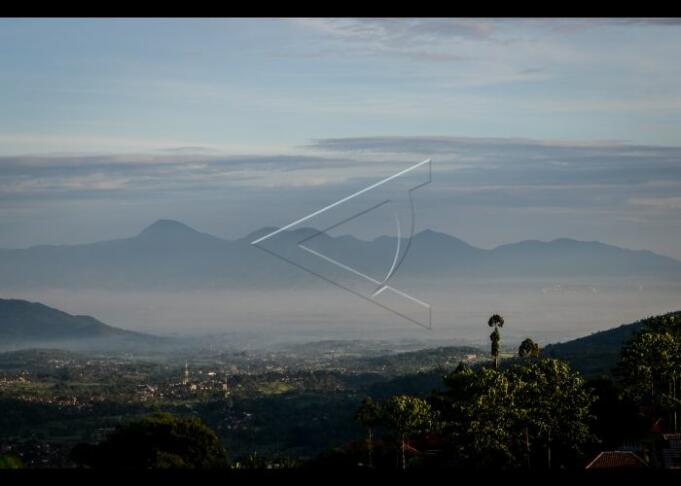 Pemandangan Pagi Hari di Kota Bandung/Antara