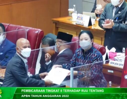 Sah, RUU APBN 2022 Diketok DPR