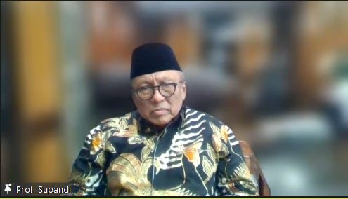 Tangkapan layar Ketua Muda bidang Tata Usaha Negara (TUN) di Mahkamah Agung RI, Prof. Dr. Supandi, S.H., M.Hum, Jakarta, Jumat (17/9/2021)