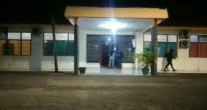 Ruang Dinas PUPR Kabupaten Banyu Asin yang disegel KPK