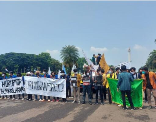 BEM SI Gelar Aksi Demo Sampaikan 12 Tuntutan