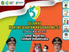 Pemerintah Kota Medan Mengucapkan Selamat Hari Kesehatan Nasional ke-57 12 November 2021