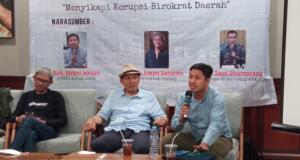 Dialog Publik Hasil Survei Calon Wali kota Bekasi yang dilakukan oleh ETOS Indonesia Institute di Cikini, Kamis (2/12)