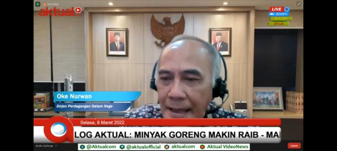 Dirjen PDN Bantah Minyak Goreng Langka