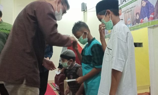 Kegiatan santunan Anak Yatim PT BBM Kabupaten Bekasi
