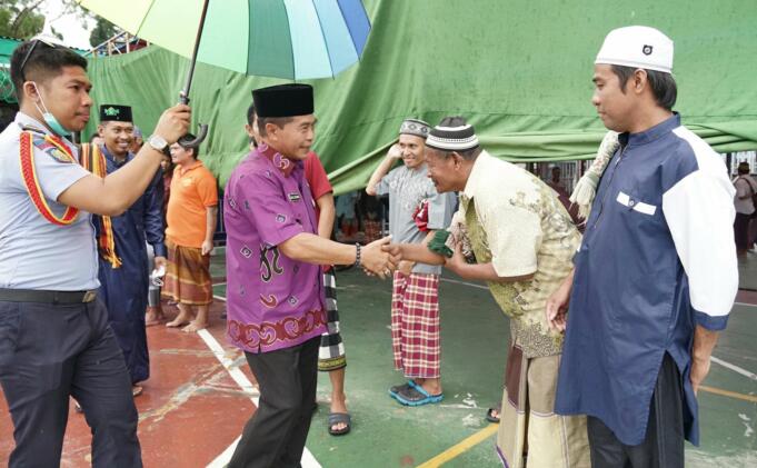 Gubernur Kaltara, Zainal A Paliwang menemui warga binaan Lapas Kelas IIA Kota Tarakan, Jumat (10/6) siang tadi.