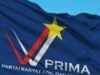 Ilustrasi Bendera logo Partai Prima