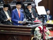 Presiden Jokowi saat sidang tahunan MPR