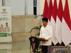 Presiden Jokowi Dan Jajaran Kabinet Sampaikan Zakat Melalui Baznas