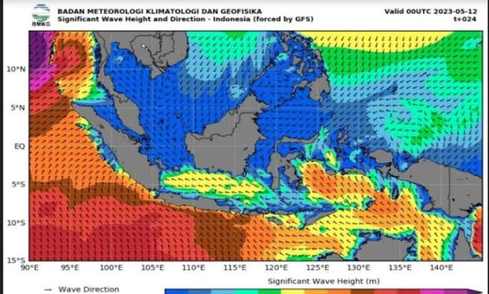 Bmkg Waspada Gelombang Tinggi Hingga Enam Meter Di Beberapa Daerah