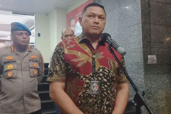 Direktur Reserse Kriminal Umum Kombes Pol Hengki Haryadi saat diwawancarai di Jakarta, Jumat (28/7/2023). ANTARA/Ilham Kausar