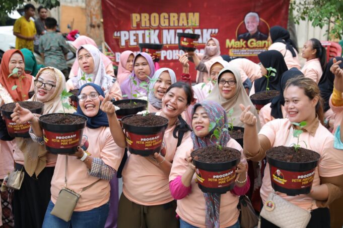 Mak Ganjar dengan Program Petik Masak Budidaya Cabai sebagai bentuk menjaga Ketahanan Pangan