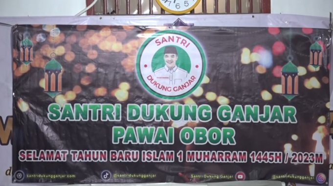 Santri Ganjar Meriahkan Malam Tahun Baru Islam Lewat Pawai di Jakarta