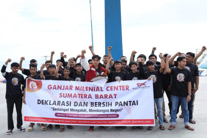 Ganjar Milenial Center (GMC) Sumatera Barat secara resmi mendeklarasikan dukungan mereka kepada Ganjar Pranowo sebagai calon Presiden pada tahun 2024.