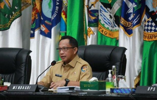 Menteri Dalam Negeri Tito Karnavian dalam Rapat Koordinasi Pengendalian Inflasi Daerah