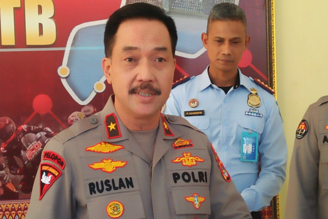 1 Kepala Satgasda TPPO Polda NTB, Brigadir Jenderal Polisi Ruslan Aspan