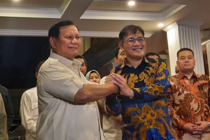 Budiman Sudjatmiko dan Prabowo